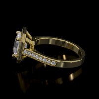 1.20 Ct. Gemstone Ring, 18K Yellow Gold 4