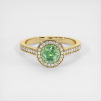 0.97 Ct. Gemstone Ring, 18K Yellow Gold 1