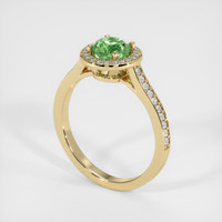 0.97 Ct. Gemstone Ring, 18K Yellow Gold 2