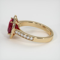 2.31 Ct. Ruby Ring, 18K Yellow Gold 4