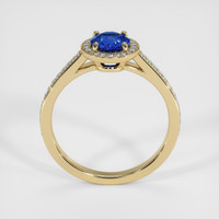1.38 Ct. Blue Sapphire Ring, 18K Yellow Gold 3
