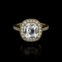 2.65 Ct. Sapphire Ring, 18K Yellow Gold 1