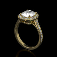 2.65 Ct. Sapphire Ring, 18K Yellow Gold 2
