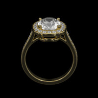 2.65 Ct. Sapphire Ring, 18K Yellow Gold 3