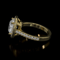 2.65 Ct. Sapphire Ring, 18K Yellow Gold 4