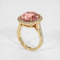 9.97 Ct. Sapphire Ring, 18K Yellow Gold 2