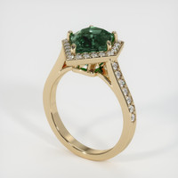 3.44 Ct. Sapphire Ring, 18K Yellow Gold 2