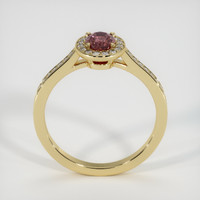 0.78 Ct. Bi Color Sapphire Ring, 18K Yellow Gold 3