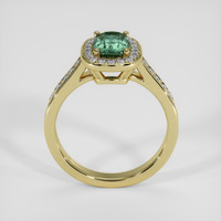 1.63 Ct. Green Sapphire Ring, 18K Yellow Gold 3