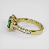 1.63 Ct. Green Sapphire Ring, 18K Yellow Gold 4