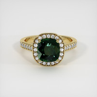 3.31 Ct. Sapphire Ring, 18K Yellow Gold 1