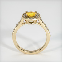0.85 Ct. Sapphire Ring, 18K Yellow Gold 3