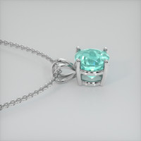 0.67 Ct. Gemstone Pendant, Platinum 950 3