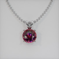 2.86 Ct. Gemstone Pendant, Platinum 950 1