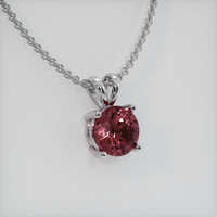 2.86 Ct. Gemstone Pendant, Platinum 950 2