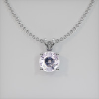 1.29 Ct. Gemstone Pendant, Platinum 950 1