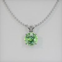 0.90 Ct. Gemstone Pendant, Platinum 950 1