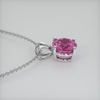 0.88 Ct. Gemstone Pendant, Platinum 950 3