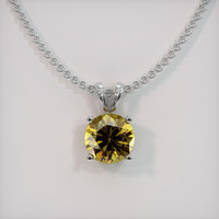 1.01 Ct. Gemstone Pendant, Platinum 950 1