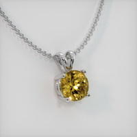 1.01 Ct. Gemstone Pendant, Platinum 950 2