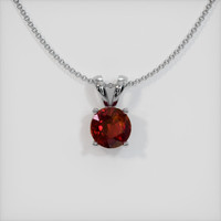 0.62 Ct. Ruby Pendant, Platinum 950 1