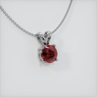 0.62 Ct. Ruby Pendant, Platinum 950 2