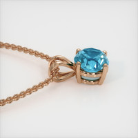 3.38 Ct. Gemstone Pendant, 14K Rose Gold 3