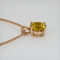 2.10 Ct. Gemstone Pendant, 14K Rose Gold 3