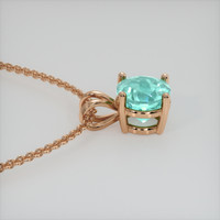 0.67 Ct. Gemstone Pendant, 14K Rose Gold 3