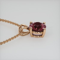 2.86 Ct. Gemstone Pendant, 14K Rose Gold 3
