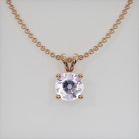 1.29 Ct. Gemstone Pendant, 14K Rose Gold 1