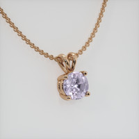 1.29 Ct. Gemstone Pendant, 14K Rose Gold 2