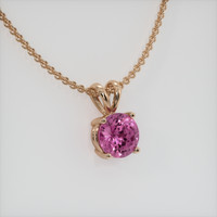 0.88 Ct. Gemstone Pendant, 14K Rose Gold 2