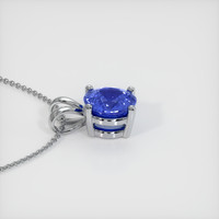 0.94 Ct. Sapphire Pendant, 14K White Gold 3