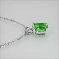 1.54 Ct. Gemstone Pendant, 14K White Gold 3