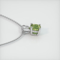0.34 Ct. Bi Color Sapphire Pendant, 18K White Gold 3