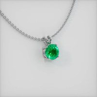 Emerald Pendant 3.59 Ct., 18K White Gold Preview