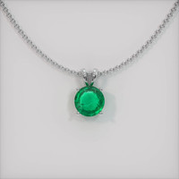 Emerald Pendant 1.08 Ct., 18K White Gold Preview