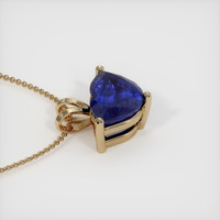 2.51 Ct. Blue Sapphire Pendant, 14K Yellow Gold 3