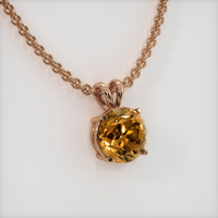 6.85 Ct. Gemstone Pendant, 14K Yellow Gold 2