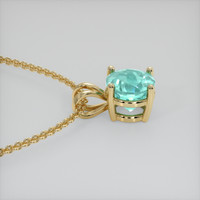 0.67 Ct. Gemstone Pendant, 14K Yellow Gold 3