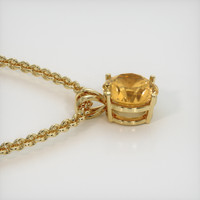 4.12 Ct. Gemstone Pendant, 14K Yellow Gold 3