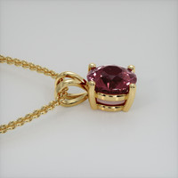 2.86 Ct. Gemstone Pendant, 14K Yellow Gold 3