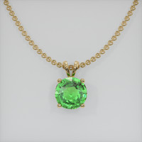 1.54 Ct. Gemstone Pendant, 14K Yellow Gold 1