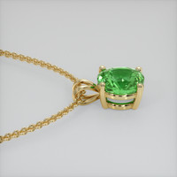 1.54 Ct. Gemstone Pendant, 14K Yellow Gold 3