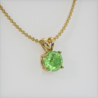 0.90 Ct. Gemstone Pendant, 14K Yellow Gold 2