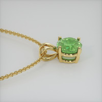 0.90 Ct. Gemstone Pendant, 14K Yellow Gold 3