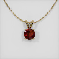 0.62 Ct. Ruby Pendant, 14K Yellow Gold 1