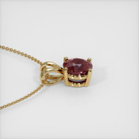 0.62 Ct. Ruby Pendant, 14K Yellow Gold 3