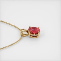 1.57 Ct. Ruby Pendant, 14K Yellow Gold 3